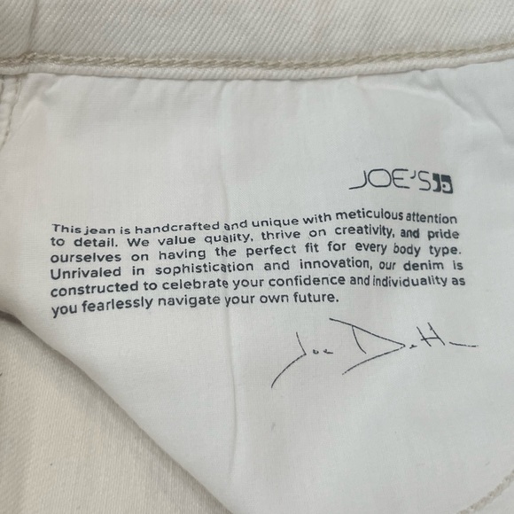 Joe’s Jeans “The Blake” High Rise, Wide Leg, Size 26, Ecru, NWT - Picture 8 of 16